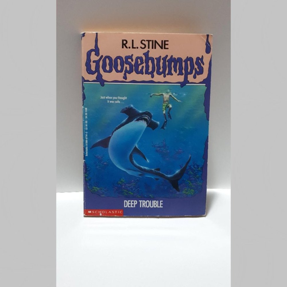 VINTAGE "Goosebumps Deep Trouble" by R.L. Stine